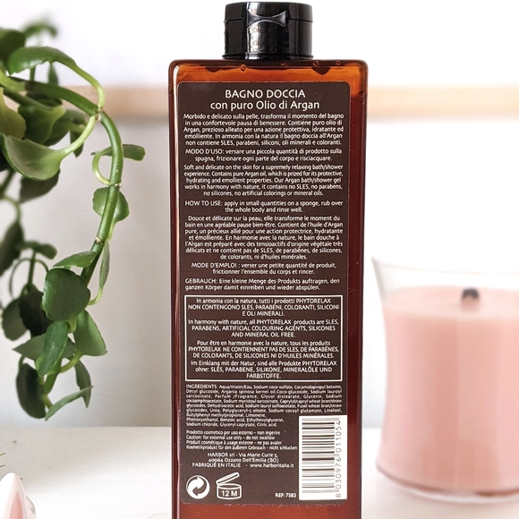argan shower & bath gel by "phytorelax" 500ml - Picture 3 of 6